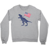 Patriotic T-Rex Crewneck Sweatshirt