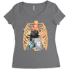 cats İn rib Women's Triblend Scoop T-shirt
