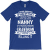 Super Cool Nanny Of A Freaking Awesome Grandson T-Shirt