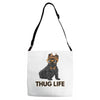 thug life Adjustable Strap Totes