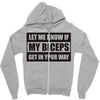 my biceps Zipper Hoodie