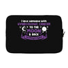 I Love Someone with Gynecologic Cancer to The Moon and Back Laptop sleeve