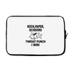 throat punch i win Laptop sleeve