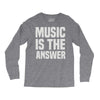 music is the answer Long Sleeve Shirts