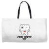 First Tooth Date Weekender Totes
