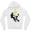 Night Think Zipper Hoodie