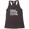 mike dustin lucas eleven will Racerback Tank