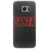 santa red glitter Samsung Galaxy S7 Edge