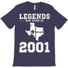 legends are born in 2001 hoodie 9 T-Shirt