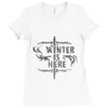 Winter (f78) Ladies Fitted T-Shirt
