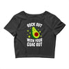 rock out with your guac out Crop Top