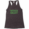 wicked smaht funny Racerback Tank