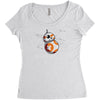 bb 8 is my copilot Women's Triblend Scoop T-shirt