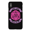lady luck smile on me iPhoneX Case