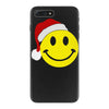 smiley face wears santa hat merry christmas iPhone 7 Plus Case