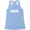 push button recieve bacon Racerback Tank