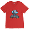 sad robot V-Neck Tee