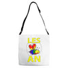 gay pride parade lgbt lesbian gay bi trans queer pan light Adjustable Strap Totes