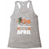 Halloween Kings Are Born In April Racerback Tank