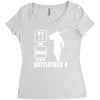 eat sleep battlefield 4, funny Women's Triblend Scoop T-shirt
