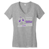 good wine good friends Women's V-Neck T-Shirt