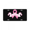breast cancer survivor pocket License Plate