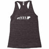evolution of motorbike Racerback Tank
