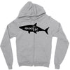 Auntie Shark Zipper Hoodie