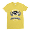 vintage quality without compromise 1994 aged to perfection Ladies Fitted T-Shirt