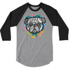 pug face 3/4 Sleeve Shirt