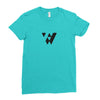 w clam Ladies Fitted T-Shirt