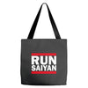 run saiyan Tote Bags