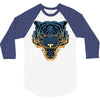 tiger fire 3/4 Sleeve Shirt