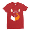 for fox sake Ladies Fitted T-Shirt