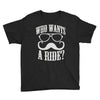 who wants to ride Youth Tee