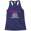 December Girl Hated By Many Racerback Tank