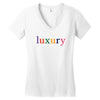 Luxury As A Croad Concept Women's V-Neck T-Shirt
