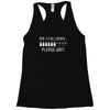 dad to be loading please wait new Racerback Tank