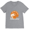 the man the myth the fishing V-Neck Tee