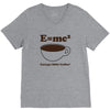 M=Mc2 Energy=Milk X Coffee V-Neck Tee