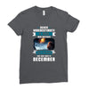 Never Underestimate A Man Who Watches Lost in Space And Was Born in De Ladies Fitted T-Shirt