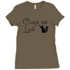crazy cat lady Ladies Fitted T-Shirt