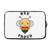 Cute Bee Proud Laptop sleeve