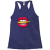 bullet in mouth Racerback Tank