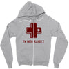 i'm with player 2 video game gamer computer geek nerd funny tee shirt Zipper Hoodie