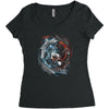 game of dragons Women's Triblend Scoop T-shirt