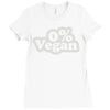 vegan (2) Ladies Fitted T-Shirt