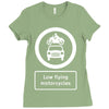 low flying motorcycles Ladies Fitted T-Shirt
