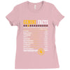 Gemini Facts Servings Per Container Ladies Fitted T-Shirt