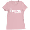 the boring company elon musk Ladies Fitted T-Shirt